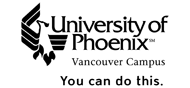 University of Phoenix Vancouver sponsor